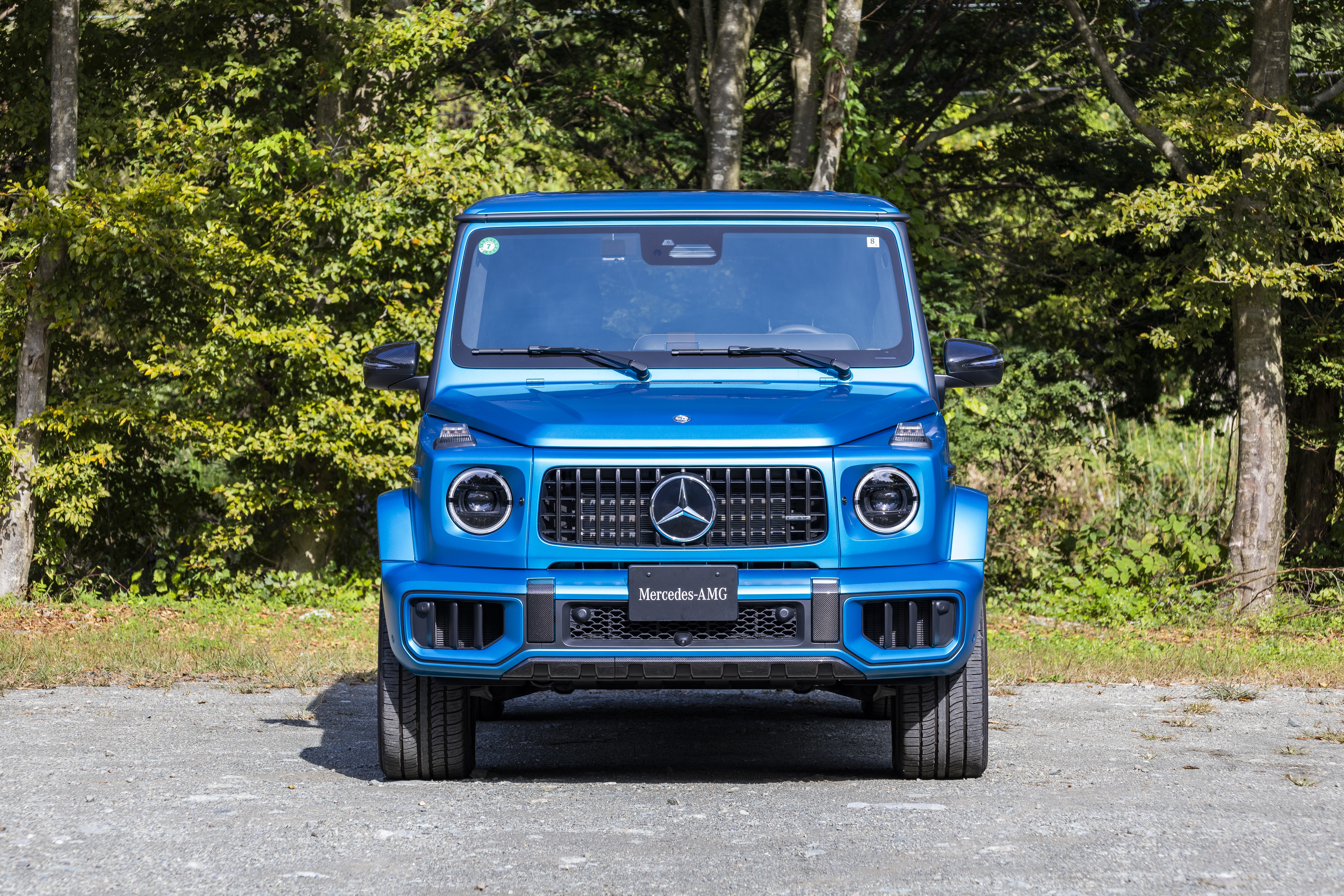 MERCEDES-BENZ AMG G-Class 2025 - вид спереди для выбора лекал PPF автомобиля