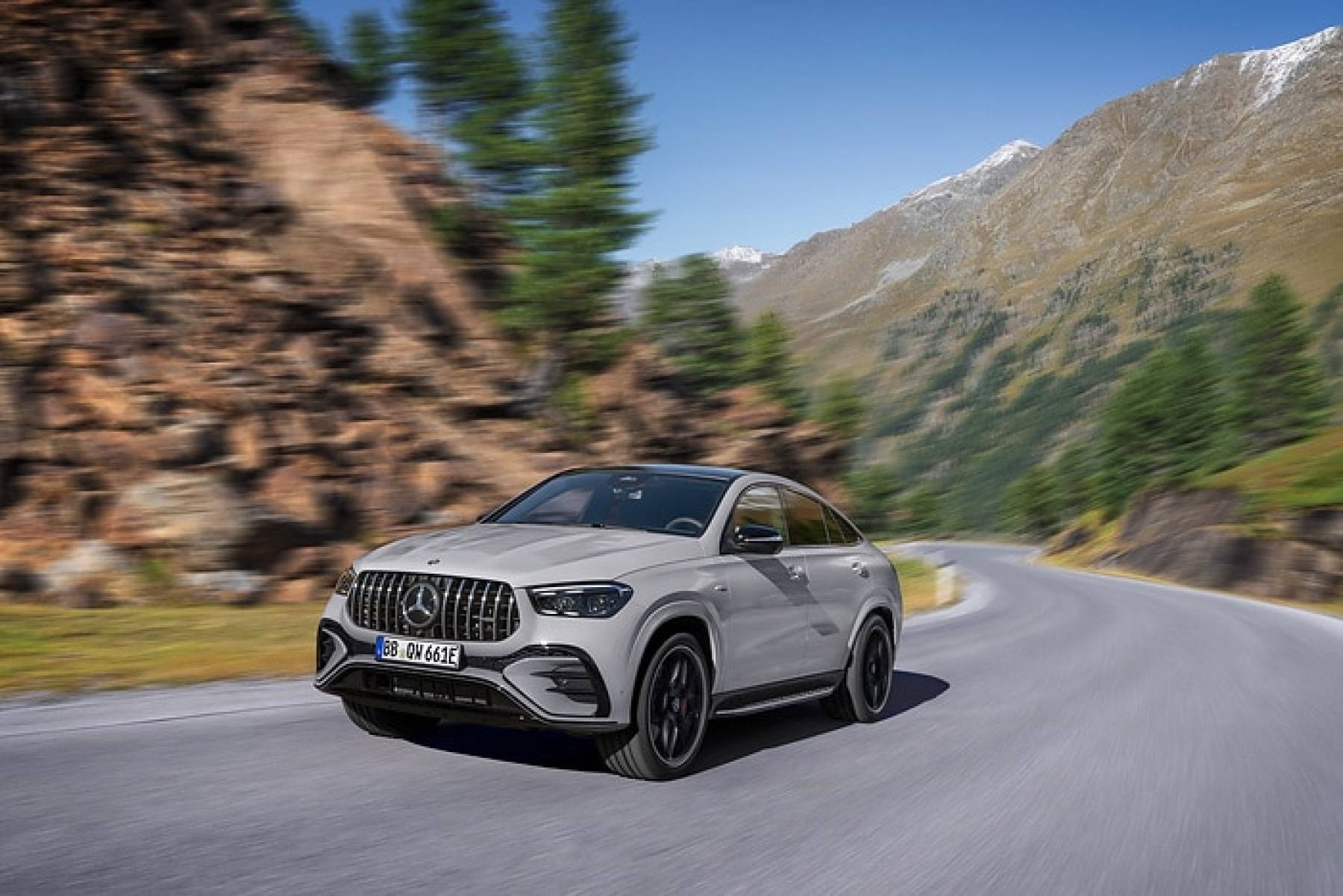 MERCEDES-BENZ AMG GLE Coupe 2024 - вид спереди для выбора лекал PPF автомобиля