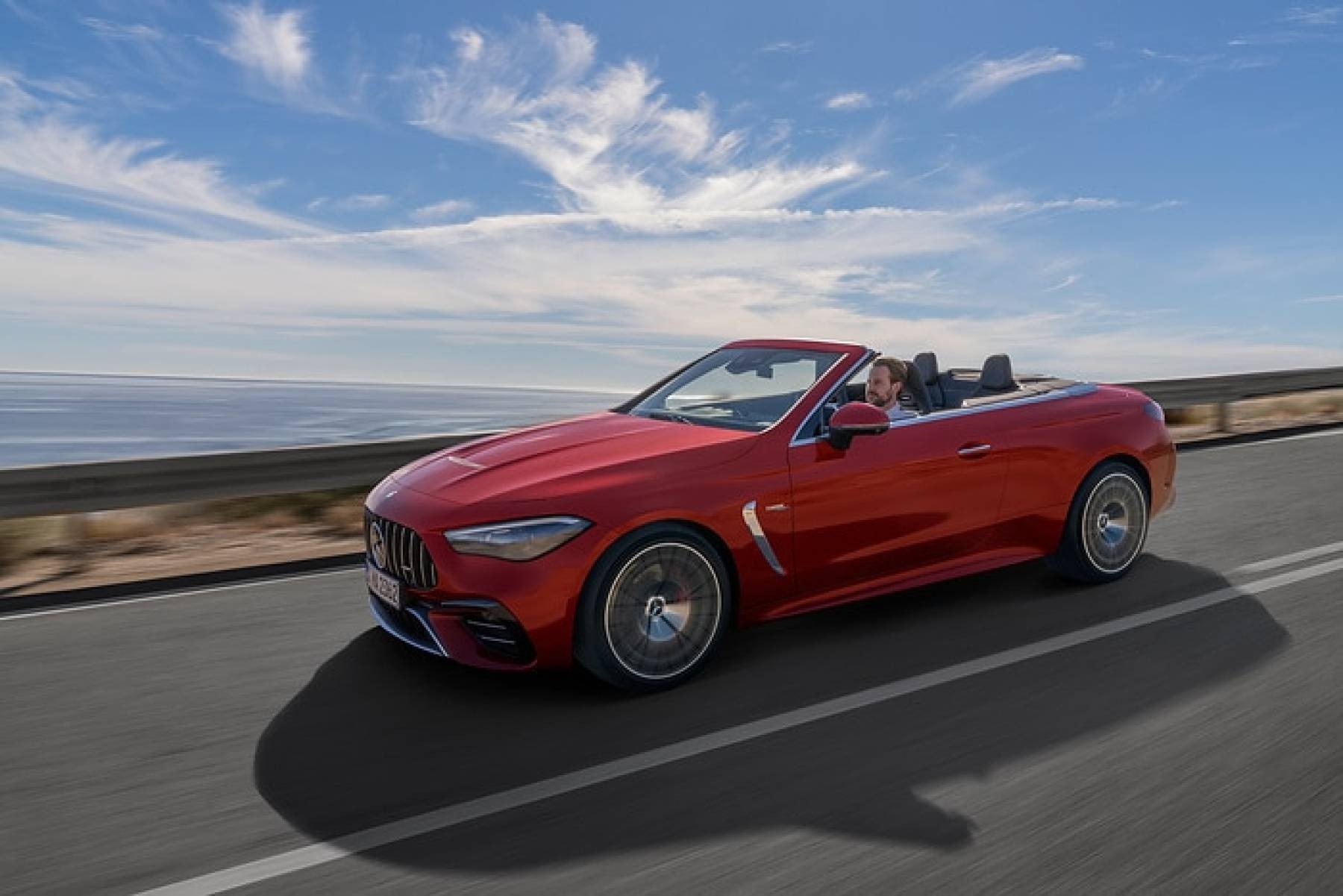 MERCEDES-BENZ CLE Convertible 2024 - вид спереди для выбора лекал PPF автомобиля