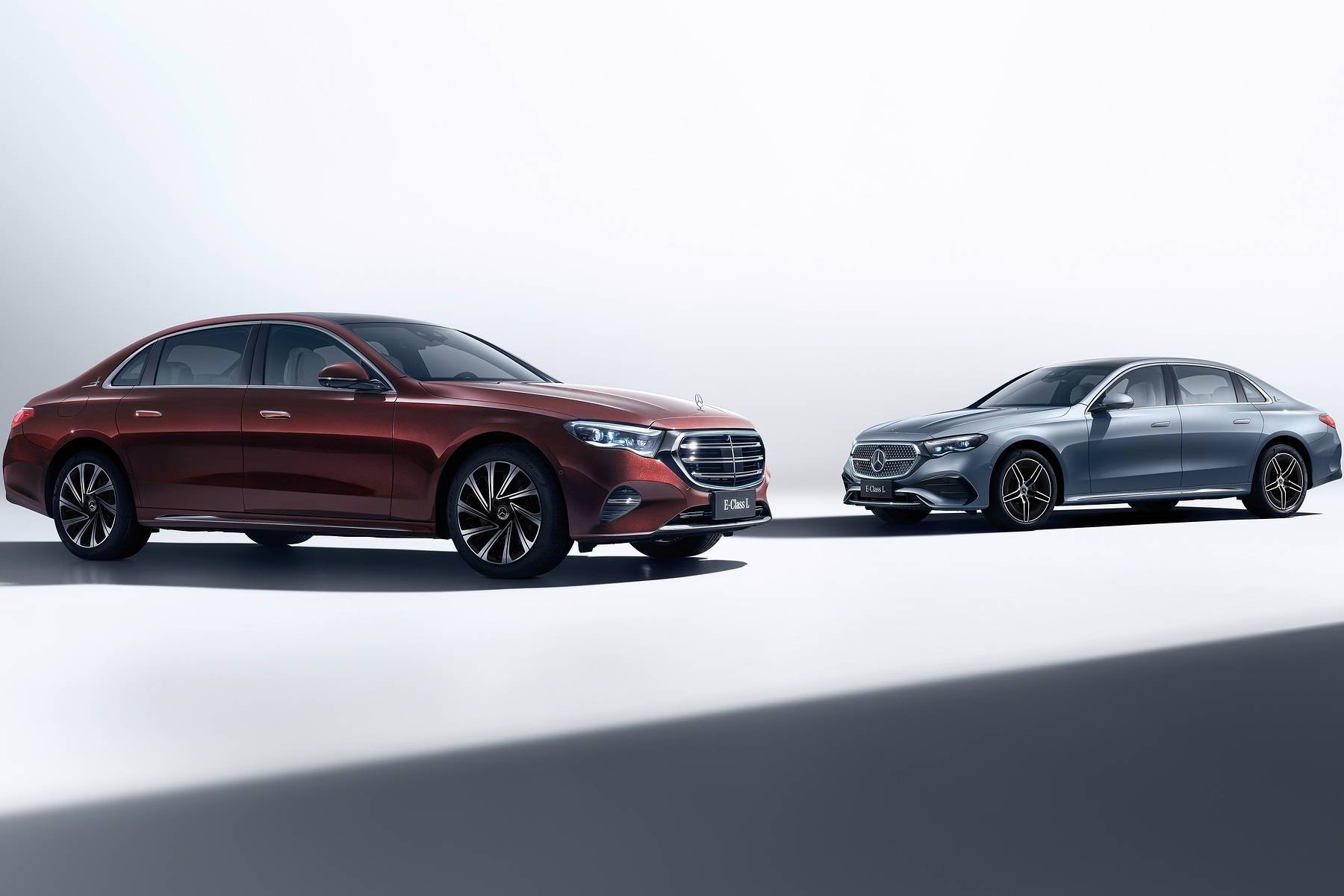 MERCEDES-BENZ E-Class L Sedan 2024 - вид спереди для выбора лекал PPF автомобиля