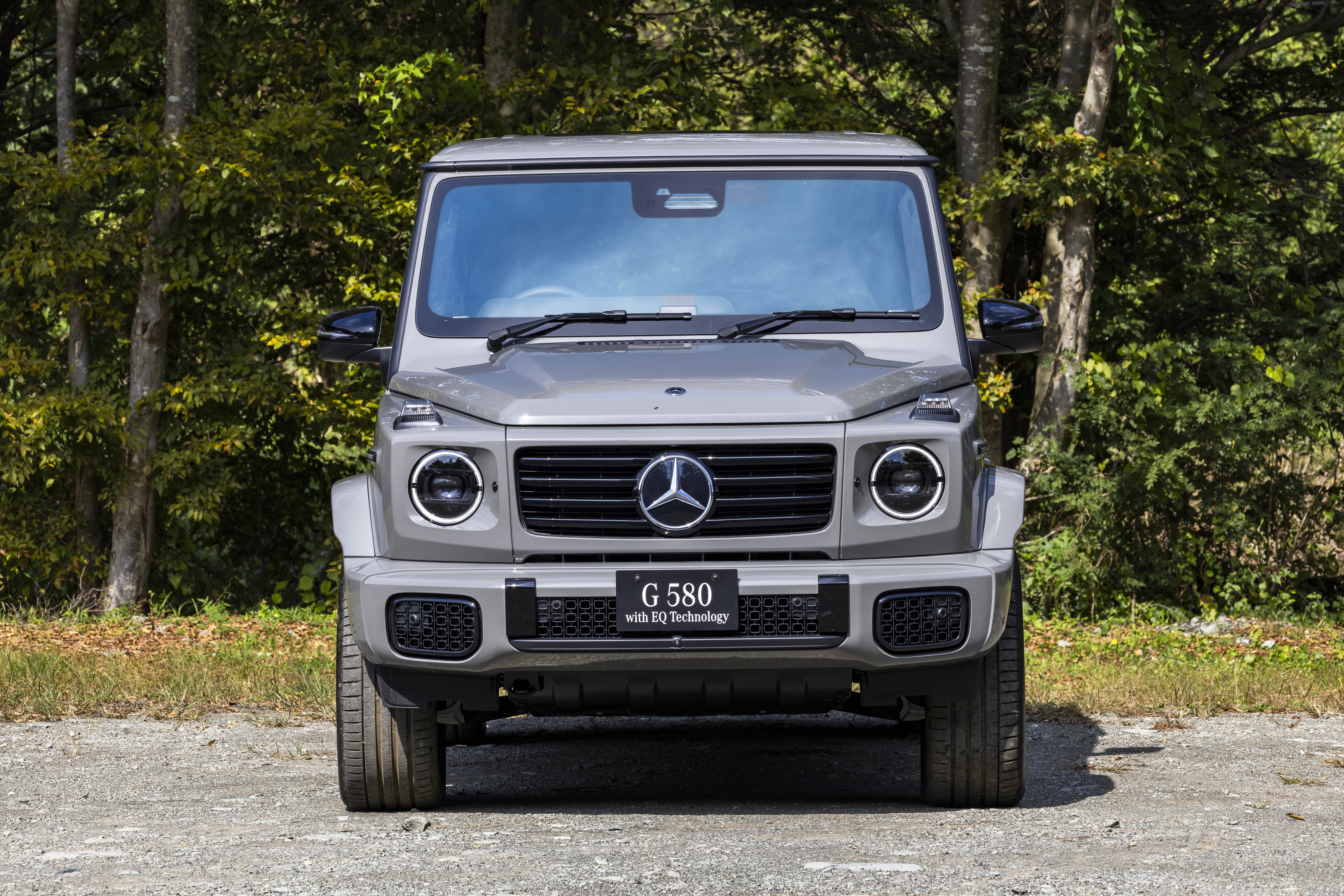 MERCEDES-BENZ G 580 with EQ Technology 2026 - вид спереди для выбора лекал PPF автомобиля