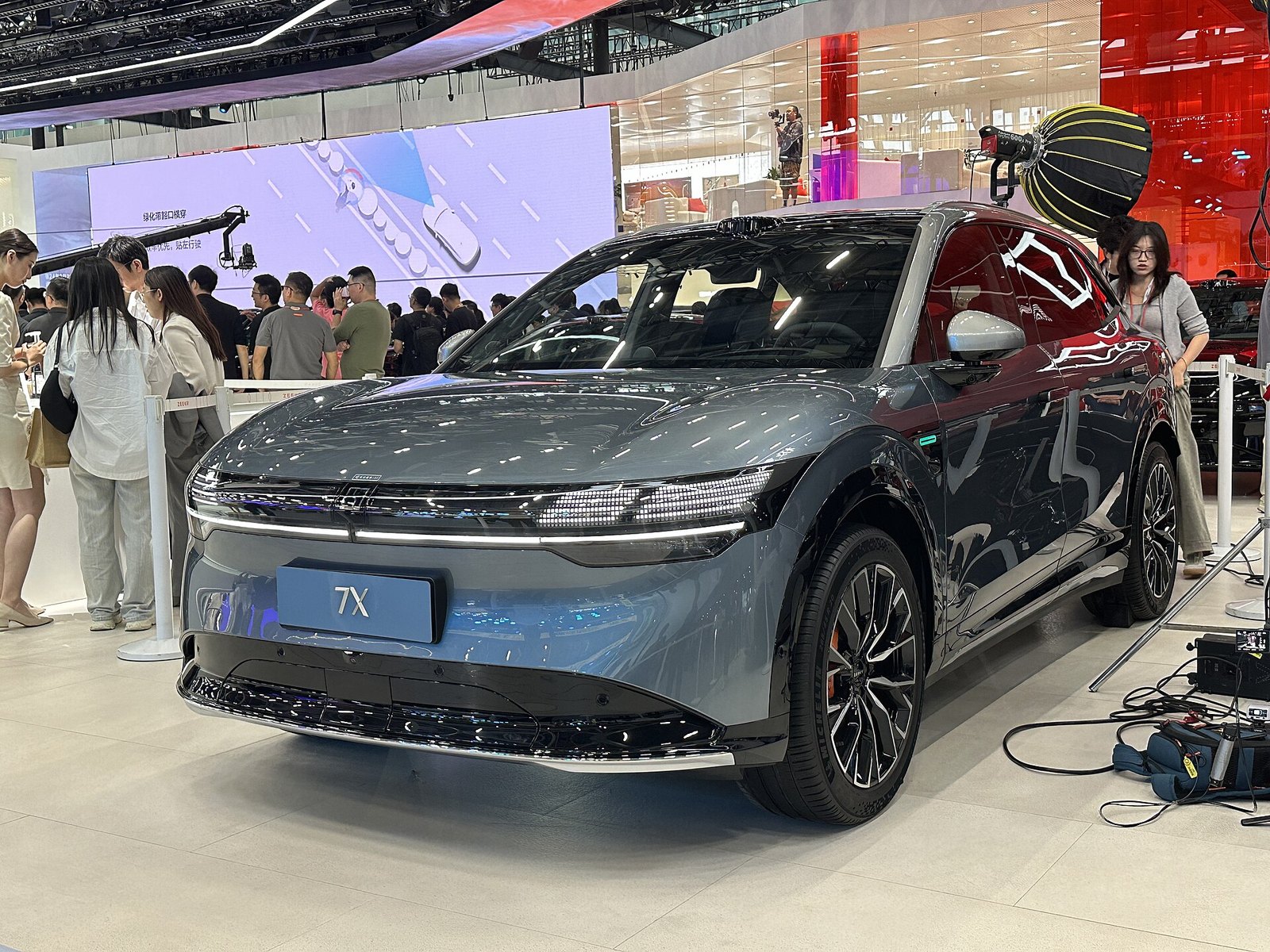 ZEEKR 7X 2026 - вид спереди для выбора лекал PPF автомобиля