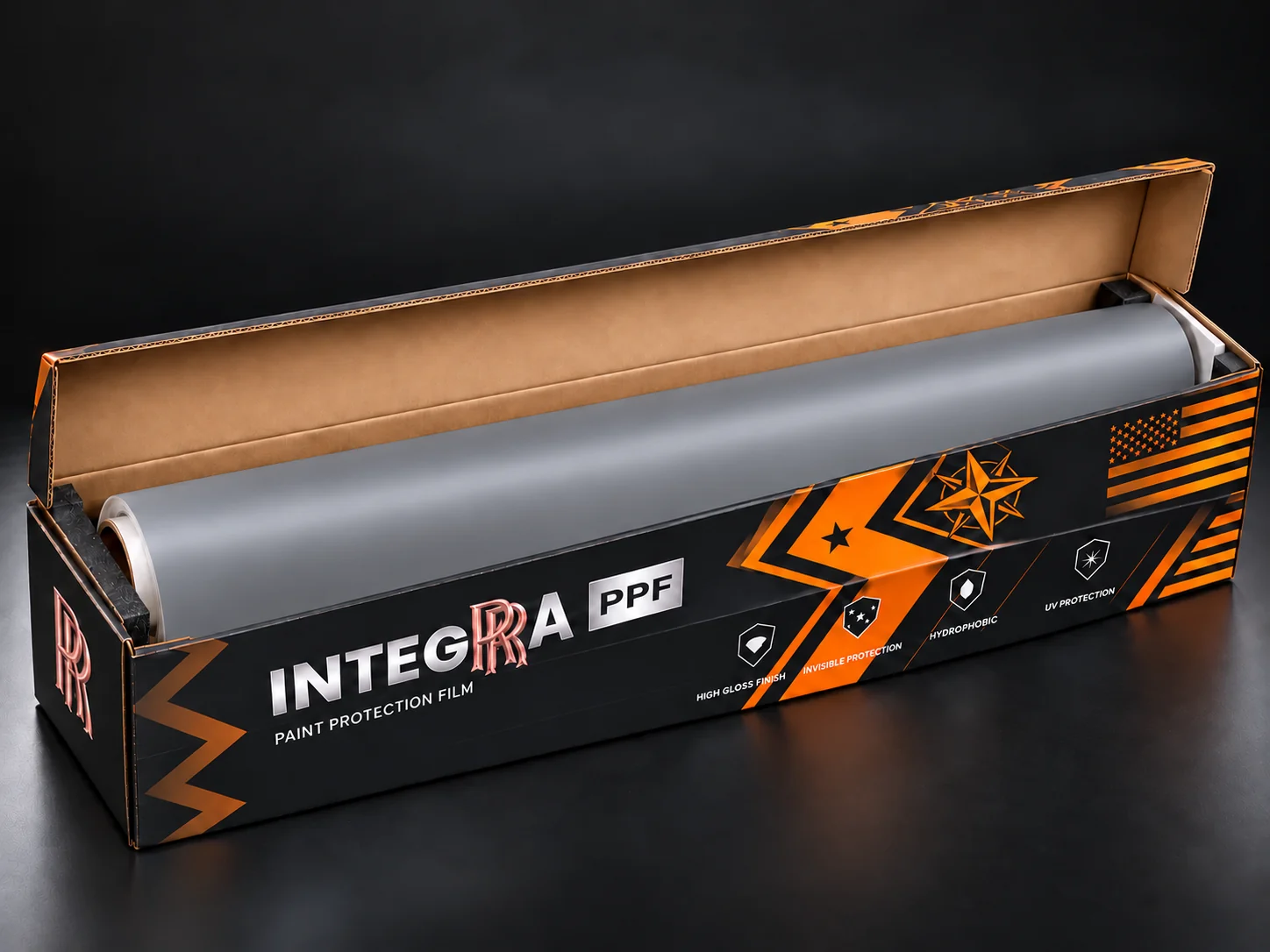 Матовая цветная полиуретановая плёнка INTEGRA Battleship Grey