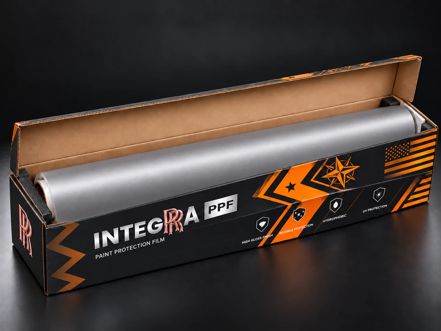 Матовая цветная полиуретановая плёнка INTEGRA Liquid Metal Silver