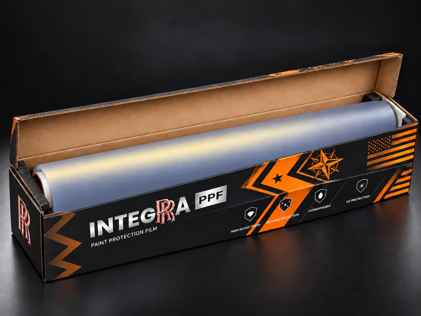 Матовая цветная полиуретановая плёнка INTEGRA Blue Charm Gold