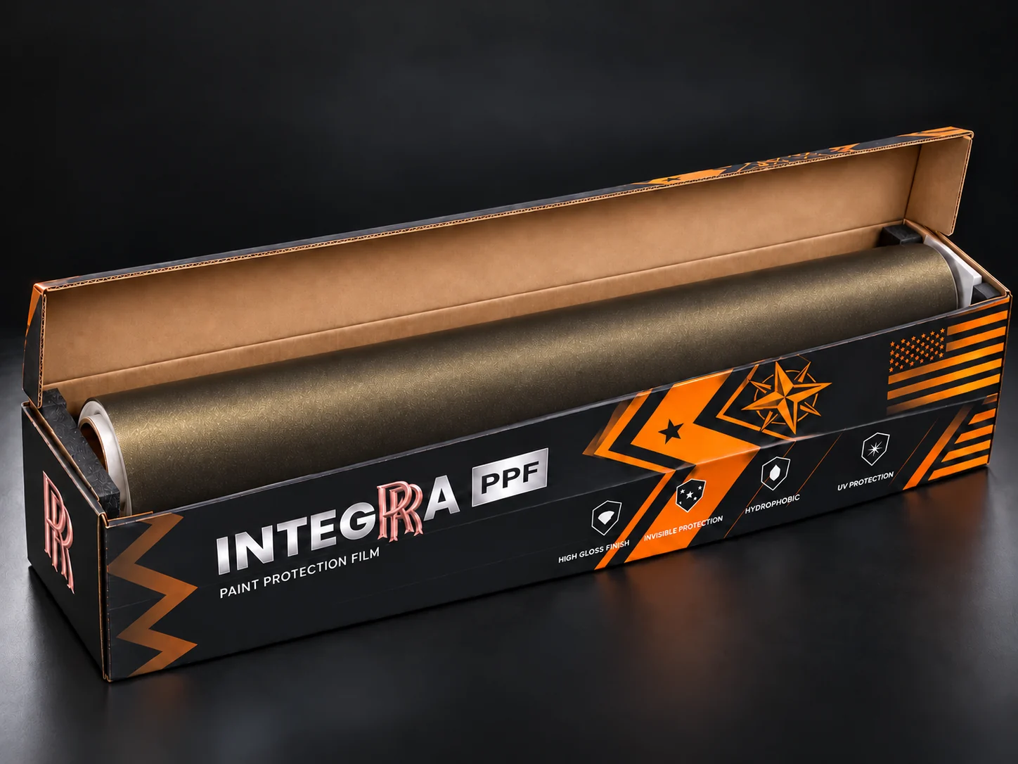 Матовая цветная полиуретановая плёнка INTEGRA Gold Green