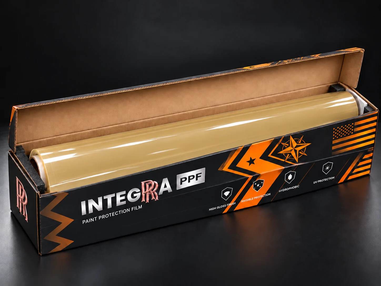Глянцевая цветная полиуретановая плёнка INTEGRA Desert Yellow — полиуретановая PPF-плёнка