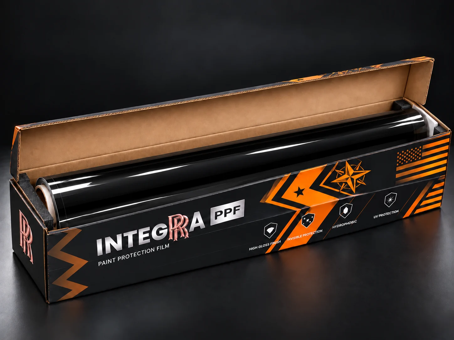 Плёнка INTEGRA Royal Black Gloss — полиуретановая PPF-плёнка