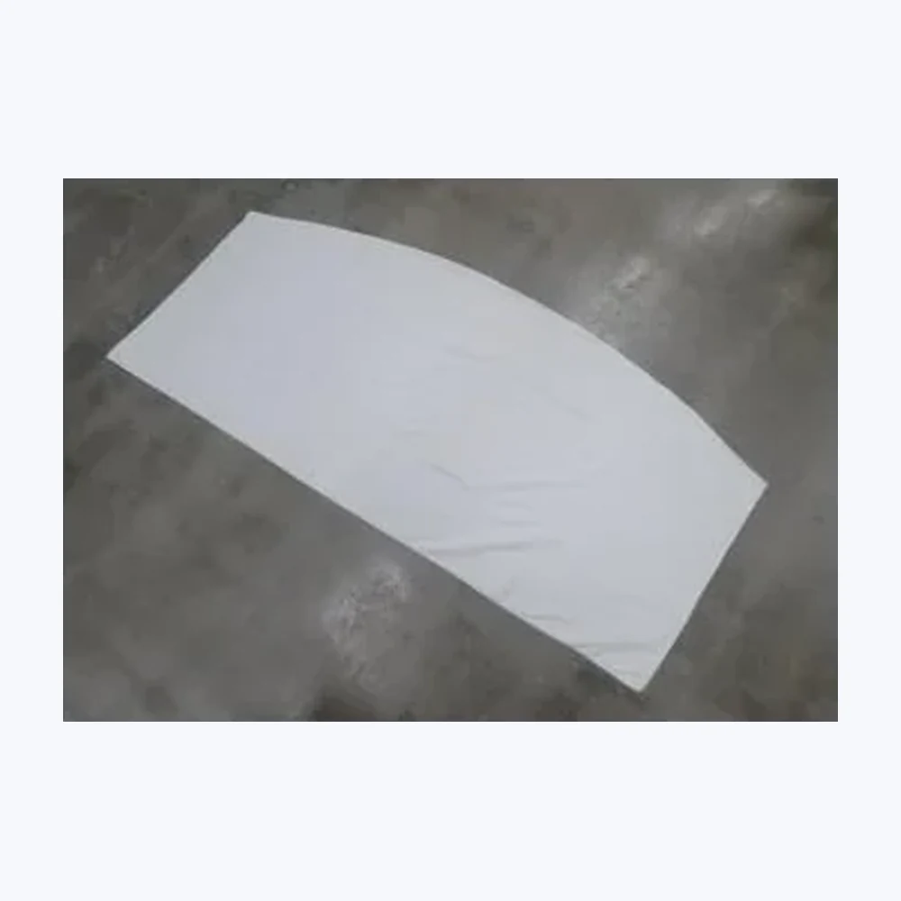 Curved side big полотенце для panel protection. 183 x 85 cm, белый color, thick high quality microfibre materail. Free pirnting on base of MOQ 500 pcs CARIGHT TM-116-C