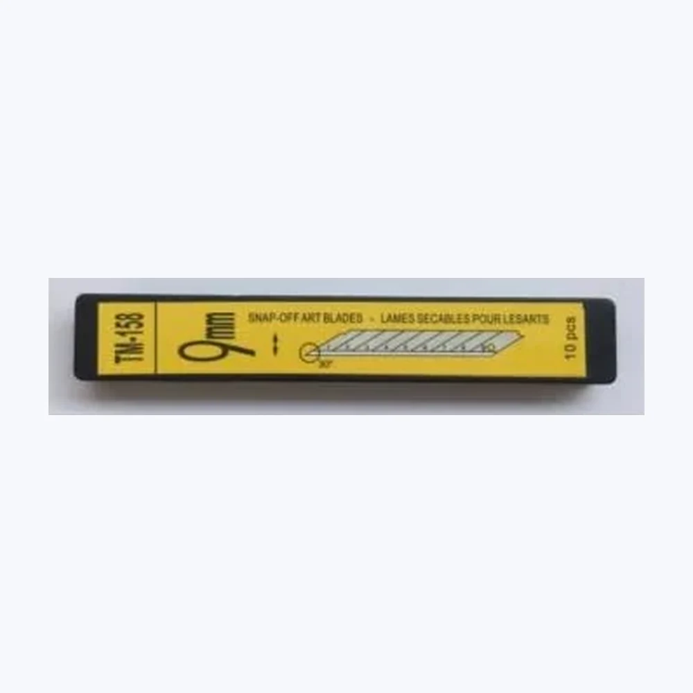 9mm carbon Art лезвие Acute 30º angle (10 pack) CARIGHT TM-158-10