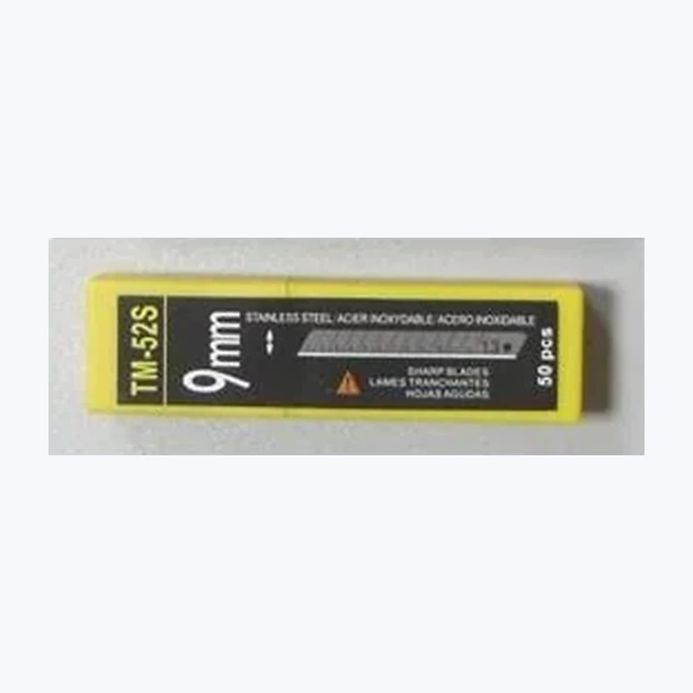 9mm нержавеющая сталь 60 º angle лезвие, OLFA type (50 pack) INTEGRA TM-52S-50