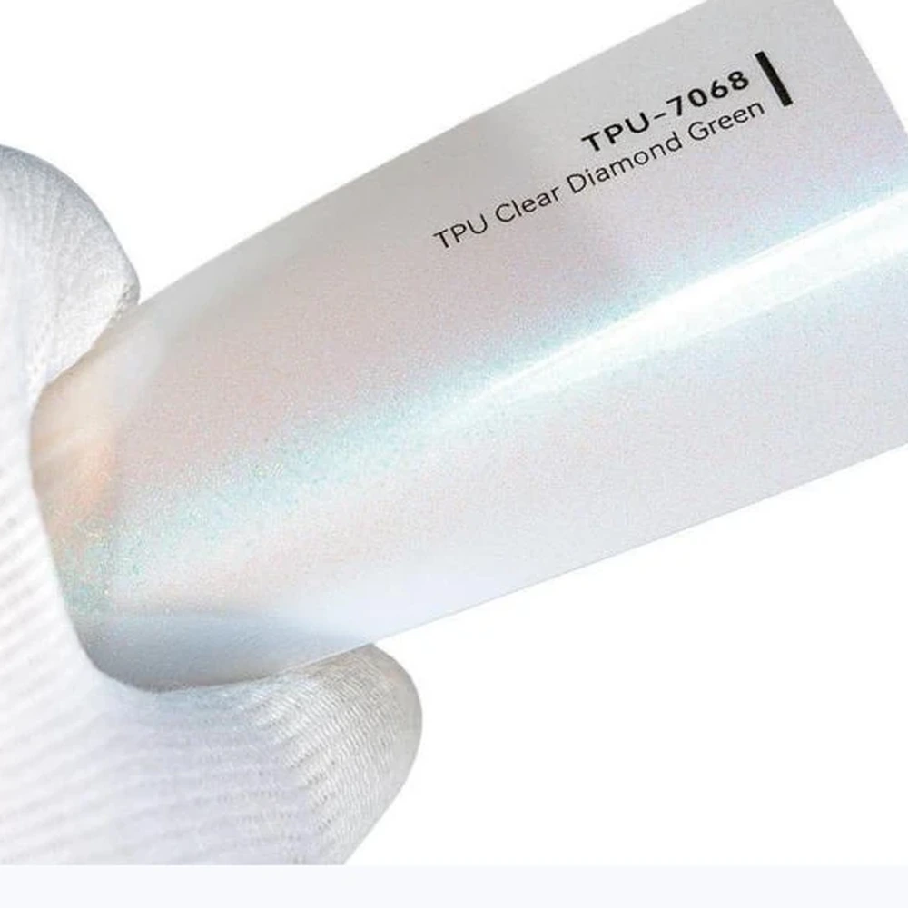 Цветная TPU PPF пленка INTEGRA TPU Clear Diamond Green TPU-7068