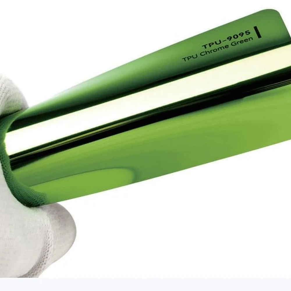 Цветная TPU PPF пленка INTEGRA TPU Strechable Chrome Green TPU-9095